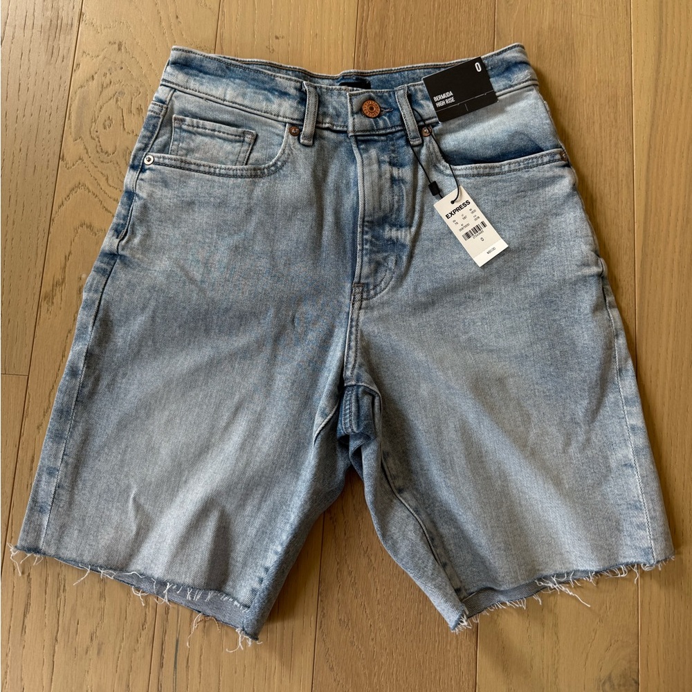 Women’s Denim Shorts - Light Blue